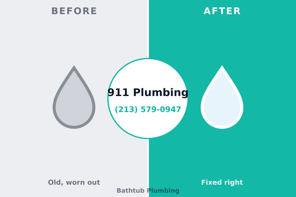 Before and after: plumbing repair Pleasant Hill, IA